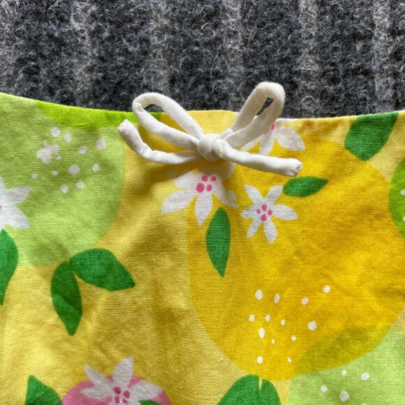 Lilly Pulitzer spaghetti strap dress. Citrus Lemonade Theme Size 4 Cotton - Picture 7 of 7